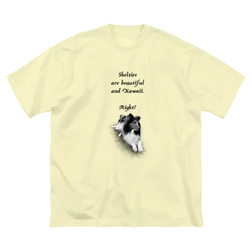 Shelties-Ver.2 ビッグシルエットTシャツ