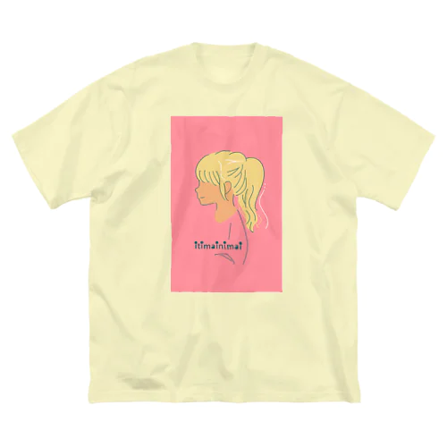 blonde ビッグシルエットTシャツ