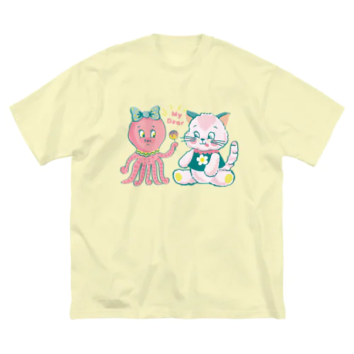 Ma cocotte　タコネコ ビッグシルエットTシャツ