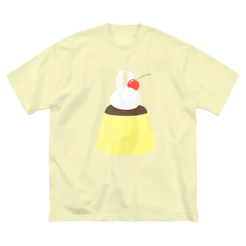 プリンうさ ビッグシルエットTシャツ