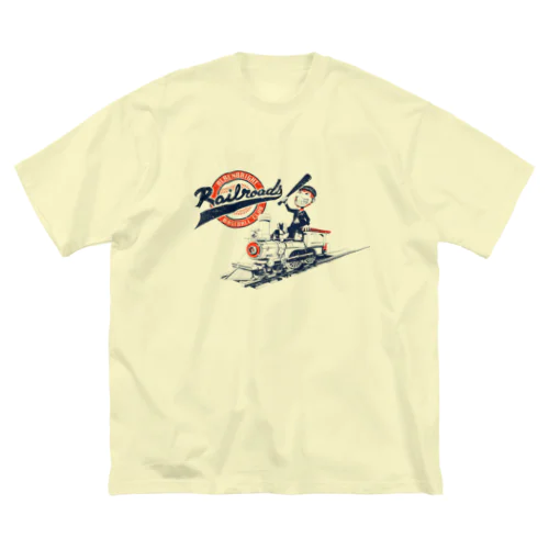 Railroads　お猿さん【グランジ】 ビッグシルエットTシャツ