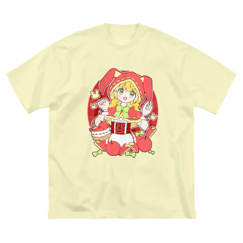 うさぎリンゴ赤ずきんちゃん Big T-Shirt