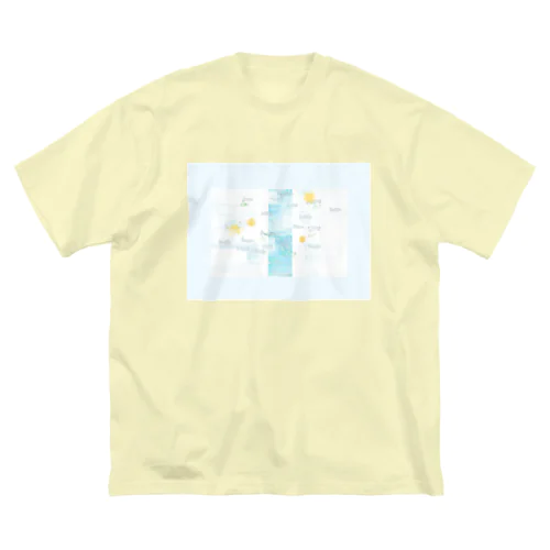 水　魚　花 Big T-Shirt