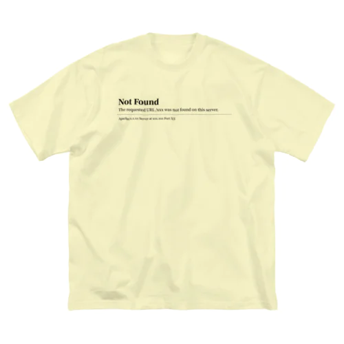 NOT FOUND ビッグシルエットTシャツ