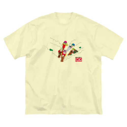 競馬ニホンのなつかしい馬2 ビッグシルエットTシャツ