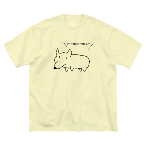 コーギー主張 ビッグシルエットTシャツ