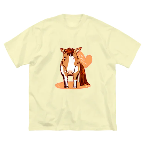 ぶちげの馬おしり Big T-Shirt