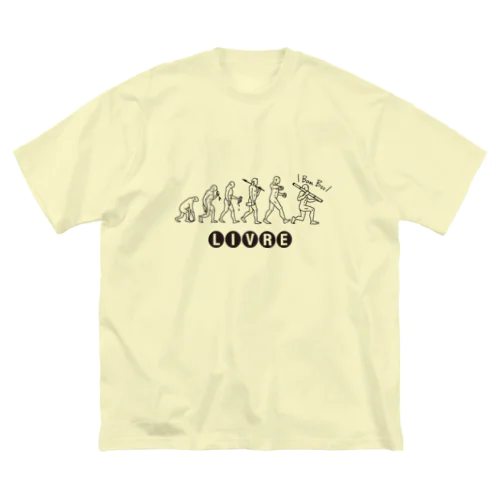 飲酒EVOLUTION（黒） ビッグシルエットTシャツ