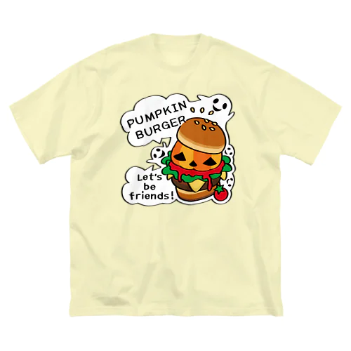 Gz かぼちゃバーガーA ビッグシルエットTシャツ