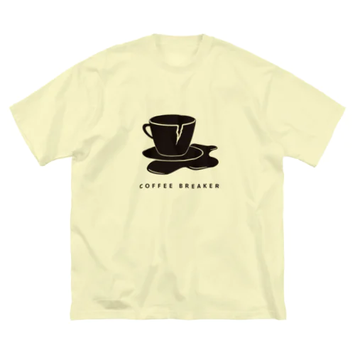 COFFEE BREAKER (黒) ビッグシルエットTシャツ