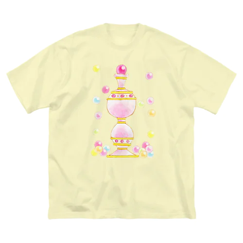 魔法少女の不思議な香水瓶と魔法玉石 ピンク Big T-Shirt