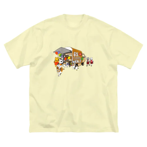 ヌコのパン屋さん ビッグシルエットTシャツ