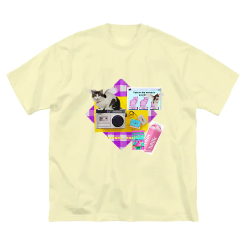 momo_emi 2021春2 ビッグシルエットTシャツ