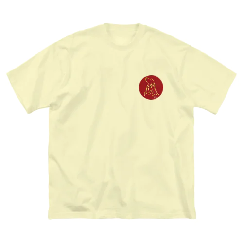 FCR赤 ビッグシルエットTシャツ