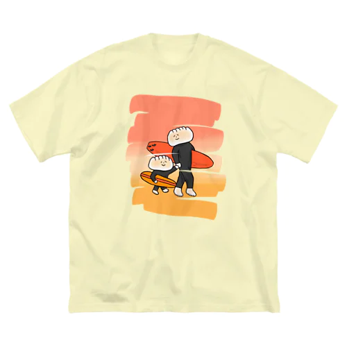 ぎょーざの子&ダディ SUNSET ビッグシルエットTシャツ