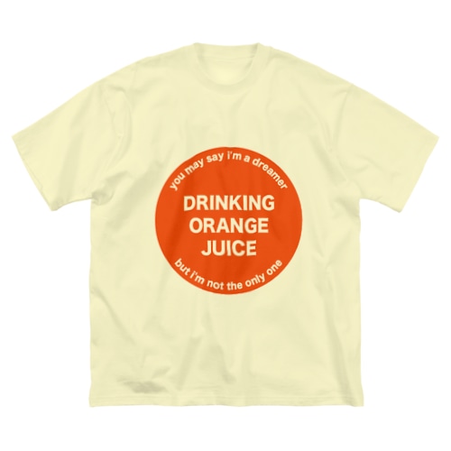 ワーキングオレンジハローTシャツ Big T-Shirt