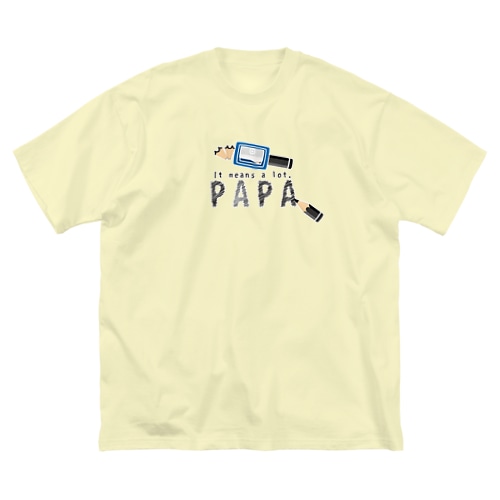 ちびた鉛筆 PAPA*D Big T-Shirt