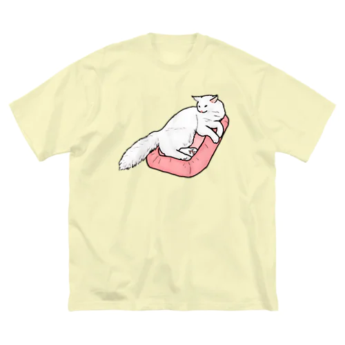 まったりニャンコ① ビッグシルエットTシャツ