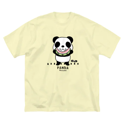 スイカを食べるパンダちゃん*D Big T-Shirt