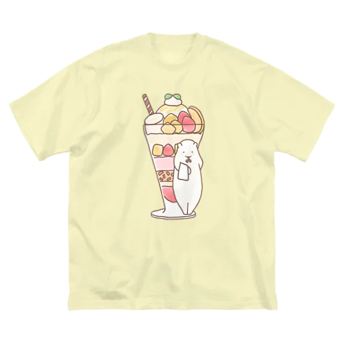 ジェントルくまさん～パフェ～ ビッグシルエットTシャツ