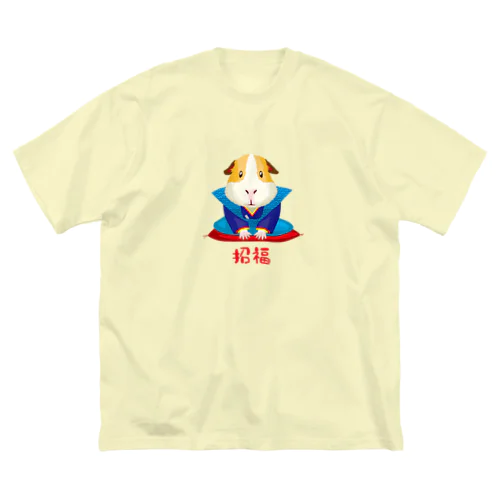 モルフク【福助人形＋モルモット】 ビッグシルエットTシャツ