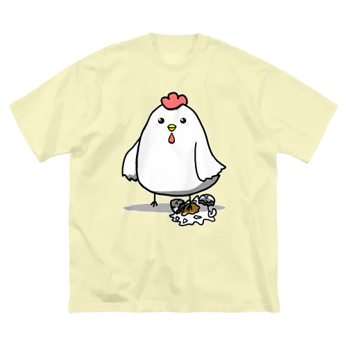 踏んだ ビッグシルエットTシャツ