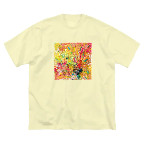 Mikuカフーアーツ【夏の日差し】☀️シリーズ ビッグシルエットTシャツ