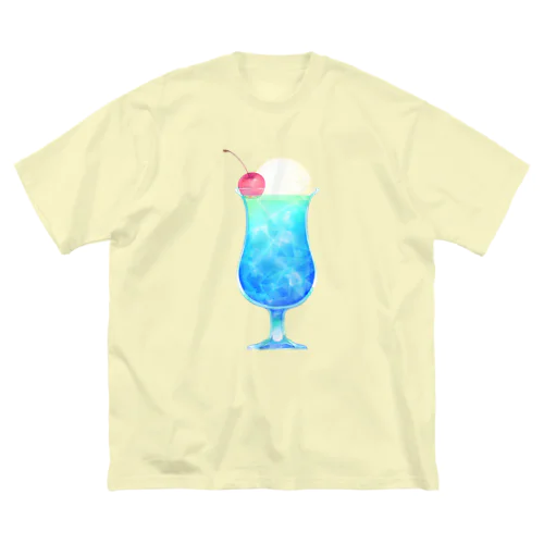 きらきらクリームソーダ ビッグシルエットTシャツ