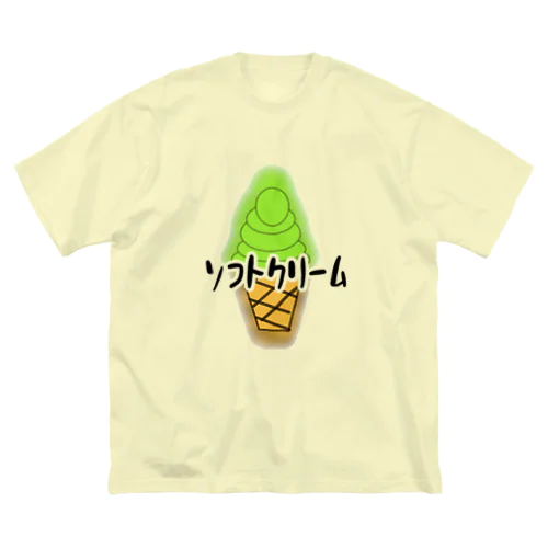 ｿﾌﾄｸﾘｰﾑ ビッグシルエットTシャツ