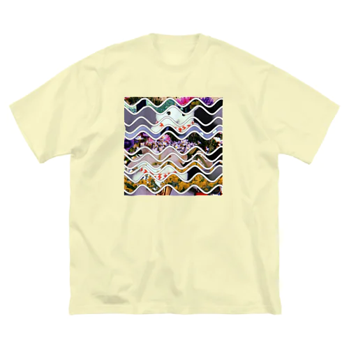 なみなみコラージュ ビッグシルエットTシャツ