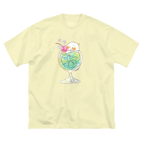 おばけくんとメロンソーダ ビッグシルエットTシャツ