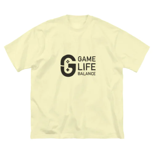 GAME LIFE BALANCE　（グラフィック小さめ） ビッグシルエットTシャツ