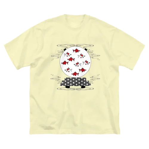 風車金魚 ビッグシルエットTシャツ