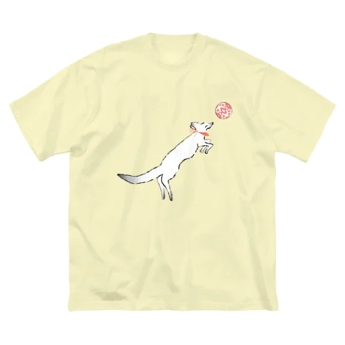 狐の手毬唄-鳥居狛狐弐- ビッグシルエットTシャツ