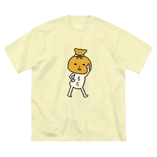 餅巾着くん ビッグシルエットTシャツ