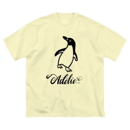 Adélie Penguin (+logo A) ビッグシルエットTシャツ