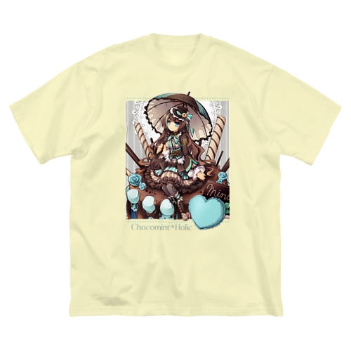 Chocomint*Holic-淡色ボディ向き版（文字濃色） Big T-Shirt