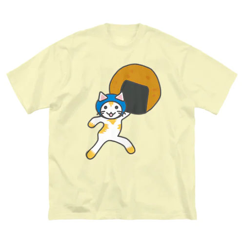 せんべいねこ ビッグシルエットTシャツ