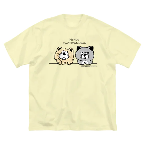 ねこズColor ビッグシルエットTシャツ