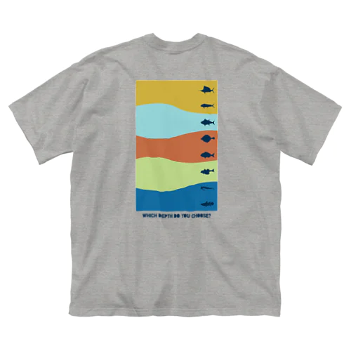 『 Which depth do you choose? 』カラフル ビッグシルエットTシャツ