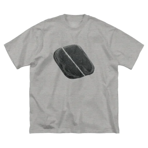 flat stone with white lines　 Big T-Shirt