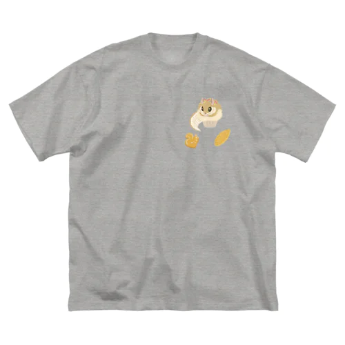 カップケーキモモンガ小 ビッグシルエットTシャツ