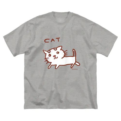 ねこだけキャット ビッグシルエットTシャツ