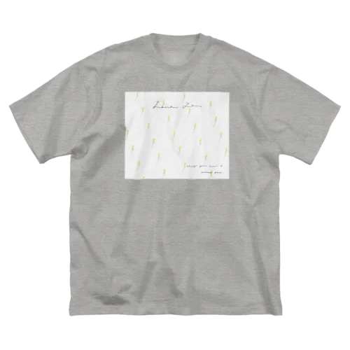 NANOHANA , Logo Message . ビッグシルエットTシャツ