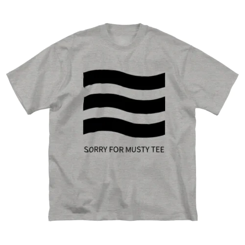 生乾き、すみません。SORRY FOR MUSTY TEE ビッグシルエットTシャツ