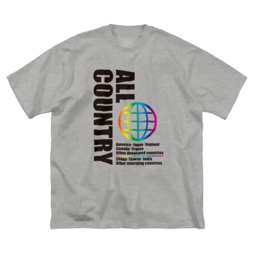 オールカントリー ビッグシルエットTシャツ