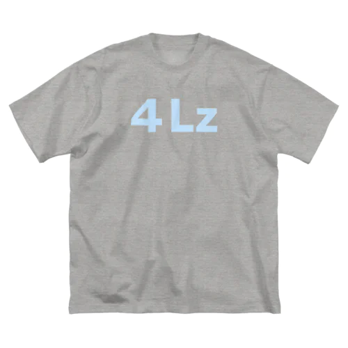 ４Lz（文字：ライトブルー） ビッグシルエットTシャツ