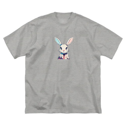 アニメーションうさぎ ビッグシルエットTシャツ