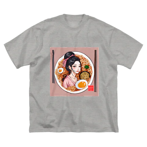 KIMONO GIRLS 華 ramen Big T-Shirt