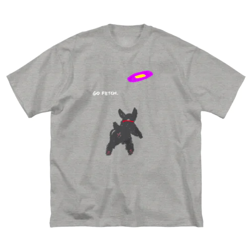 GO FETCH T Pink ビッグシルエットTシャツ